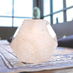 dodécaèdre en quartz - Solides de Platon - Fondation Poorna-Jnana Yoga